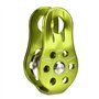 MAGT Roue De Poulie en Alliage D'aluminium À Corde Simple Et Pivotante Robuste Accessoire d'escalade pour Équipement De Sécurité