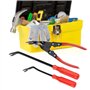 Clip Enlèvement Pince - Outil de Réparation D'extracteur de Fixation D'attache de Clips de Panneau de Portière de Voiture, 3-Pac