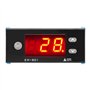 DEWIN Contrôleur de Température, Thermostat AC220V Régulateur de Température numérique avec l'Affichage Numérique de Sondes de C
