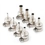 Kit D'accessoires pour Pistolet Thermique, Becs Résistant à la Chaleur pour Pistolet à Air Chaud Astuces Outils Outils de Répara