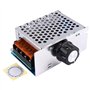 Régulateur de Tension électronique Réglable de Contrôleur de Vitesse de Moteur de la Puissance SCR CA 220v 4000w Variateur de Ré