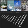 Goupilles Fendues - 90pcs 11 Sortes M1.5 M2 M3 M4 M5 M6 Assortiment de Goupilles Fendues avec étui
