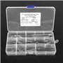 Goupilles Fendues - 90pcs 11 Sortes M1.5 M2 M3 M4 M5 M6 Assortiment de Goupilles Fendues avec étui