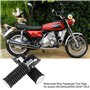 Nikou Repose-Pieds de Moto, Repose-Pieds Avant AntidéRapant pour Moto Repose-Pieds ArrièRe pour Passager pour GN125/QJ25/GS125/G