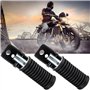 Nikou Repose-Pieds de Moto, Repose-Pieds Avant AntidéRapant pour Moto Repose-Pieds ArrièRe pour Passager pour GN125/QJ25/GS125/G