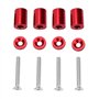 Rehausse en Aluminium Rehausse Capot Entretoise Ventouse de Capot Moteur Entretoise Utilisée par Un Moteur Turbo de 6mm en Allia