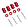 Rehausse en Aluminium Rehausse Capot Entretoise Ventouse de Capot Moteur Entretoise Utilisée par Un Moteur Turbo de 6mm en Allia