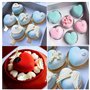 3D Amour Coeur Forme Moules 15 Trous Silicone Moules Coeur Pâtisserie Confection Bonbons Moule Cake Pop Moulds Moules à Dessert 