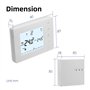 Thermostat Programmable avec rétro-éclairage