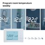 Beok Thermostat sans Fil avec Récepteur Thermostat Chaudiere gaz,Thermostat Programmable avec rétro-éclairage,Thermostats Mural 