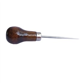 ZLKSKER Poinçon à Manche en Bois pour perforer Le Cuir ou Faire soi-même à la Main - 1 pièce