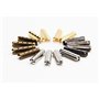 JIHUOO 100 Pièces Multicolore Bouts en Métal de Lacet pour Chaussures Pointe de Lacet