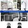 KBNIAN 2 Pièces Embout Robinet Cuisine Aérateur de Robinet 360°Pivotant Tête de Robinet de Cuisine 2 Modes Mousseur de Robinet d