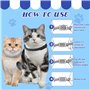 KUIRUNRX® Collier Anti, Collier Réglable, Protection Contre Les Allergies cutanées, Doux et Confortable, Ajustable et imperméabl