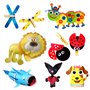 Uootach 1500 pièces Yeux Mobiles Auto Ddhésifs, Plastique Autocollant Wiggle Eyes, Yeux d'artisanat auto-adhésifs pour Fournitur