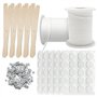 Xpieoyrm 2 Rouleaux Mèche de Bougie Coton
