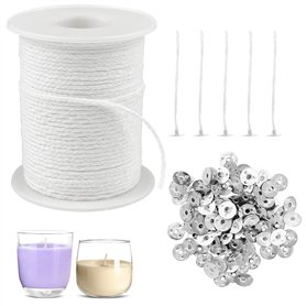 Oulesvte 100 Pièces Mèche de Bougie