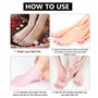Fengyang® 3Pcs Chaussettes en Gel Hydratant, Chaussettes Hydratantes, Chaussettes en Gel de Silicone, Chaussette Hydratante, Cha