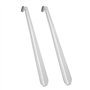 Xpieoyrm 2Pcs Chausse-pieds en Acier Inoxydable