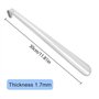 Xpieoyrm 2Pcs Chausse-pieds en Acier Inoxydable, Chausse Pied Metal avec Crochet Trou pour Toutes Tailles de Pieds, Poignée Conf
