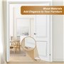 Xpieoyrm Cale en bois dur, Lot de 2 blocs porte en bois, Cale Porte Sol Butoir, Cales de Porte en Hêtre pour Portes de Chambre, 