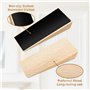 Xpieoyrm Cale en bois dur, Lot de 2 blocs porte en bois, Cale Porte Sol Butoir, Cales de Porte en Hêtre pour Portes de Chambre, 