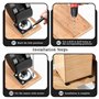 Xpieoyrm 4 Pièces Roulettes Pivotantes de 50mm, Roulettes pour Meubles, 2 avec Frein et 2 sans, roulettes de Rechange pour Chais