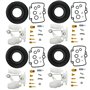 BenTsD Compatible avec le kit de réparation de carburateur 4-Pack avec flotteurs à diaphragme utilisé sur Suzuki GSXR1100 GSXR75