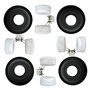 BenTsD Compatible avec le kit de réparation de carburateur 4-Pack Diaphragme flottant utilisé sur Suzuki Bandit 600 GSF600S 1996