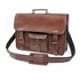ALASKA EXPORTS Honey - Sac en Cuir pour Ordinateur Portable - Messenger en Cuir pour Homme et Femme - Mallette pour Homme - Saco