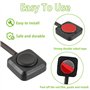 EPLZON Lot de 2 Interrupteurs à Bouton Poussoir Momentanés,12 V/24 V Mini interrupteur à bouton poussoir pour montage en surface