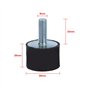 Lsolateur De Vibrations En Caoutchouc m8, 4Pcs M8 M6 Caoutchouc Monte Amortisseurs Anti-vibrations Bobines de Silentblock suppor