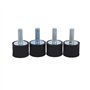 Lsolateur De Vibrations En Caoutchouc m8, 4Pcs M8 M6 Caoutchouc Monte Amortisseurs Anti-vibrations Bobines de Silentblock suppor