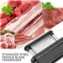 Attendrisseur à viande manuel à 48 lames en Acier Inoxydable pour attendrir le steak de boeufAttendrisseur de Viande Meat Presse