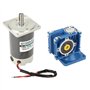 vitesse de réduction du moteur 120W 5D120GN-RV30 de moteur d'engrenage à vis sans fin de 1800RPM ajustable