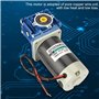 Moteur de CC de 24V, vitesse de réduction du moteur 120W 5D120GN-RV30 de moteur d'engrenage à vis sans fin de 1800RPM ajustable 
