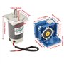 Moteur de CC de 24V, vitesse de réduction du moteur 120W 5D120GN-RV30 de moteur d'engrenage à vis sans fin de 1800RPM ajustable 