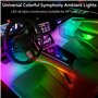 18 en 1 HMYC 128 bandes LED colorées en fibre optique acrylique