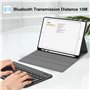 FINTIE Clavier pour iPad 6e/5e Génération (2018/2017) et iPad Air 2/1 (2014/2013) 9.7 Pouces - [Rangement de Stylet] Clavier AZE