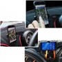 Heinmo Support de téléphone Portable pour Cooper F54 F55 F56 F60 Clubman Hatchback 2014-2020 Gris Rouge