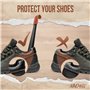 NINEMAX Chausse Pied Long Metal 42cm,Solide Chausse-Pieds avec PoignéE en Cuir,Convient à Tous Les Types de Chaussures