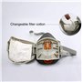 Masque Industriel de sécurité pour Masque de Protection respiratoire Anti-poussière de Peinture Chimique réutilisable (Masque An