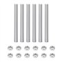 Lot de 6 tiges filetées M8 x 100 mm
