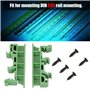 10 Ensembles 35mm PCB DIN C45 Adaptateur de Rail Carte de Montage Support