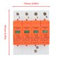 Remplacement de Dispositif de parafoudre triphasé à Quatre Fils de Basse Tension 420v 40 KA du Protecteur de surtension Domestiq