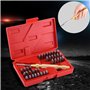 Lettre à Frapper, Coffret de 38pcs Poinçons Chiffres et Lettres avec Outil à Poinçons avec Poinçons Poinçons à Frappé Automatiqu