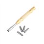Lettre à Frapper, Coffret de 38pcs Poinçons Chiffres et Lettres avec Outil à Poinçons avec Poinçons Poinçons à Frappé Automatiqu