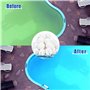 JAADU 800g Balles Filtrantes, Boules de Filtre de Piscine, Remplacer de Sable Filtration Piscine,Nettoyeur de Piscine, Convient 