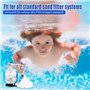 JAADU 800g Balles Filtrantes, Boules de Filtre de Piscine, Remplacer de Sable Filtration Piscine,Nettoyeur de Piscine, Convient 