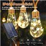8 M Blanc Chaud Chaîne Lumiere Exterieur 8 Modes IP65 Étanche